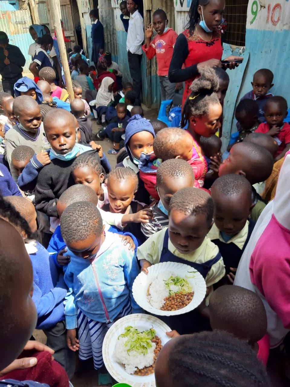 Food for children during the pandemic, 2020.