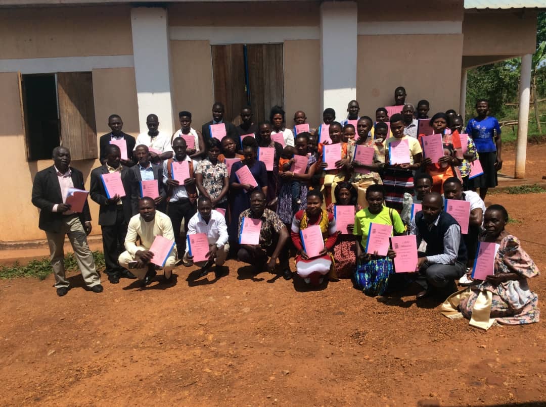 Certificates on Pastor David's tour, 2022.