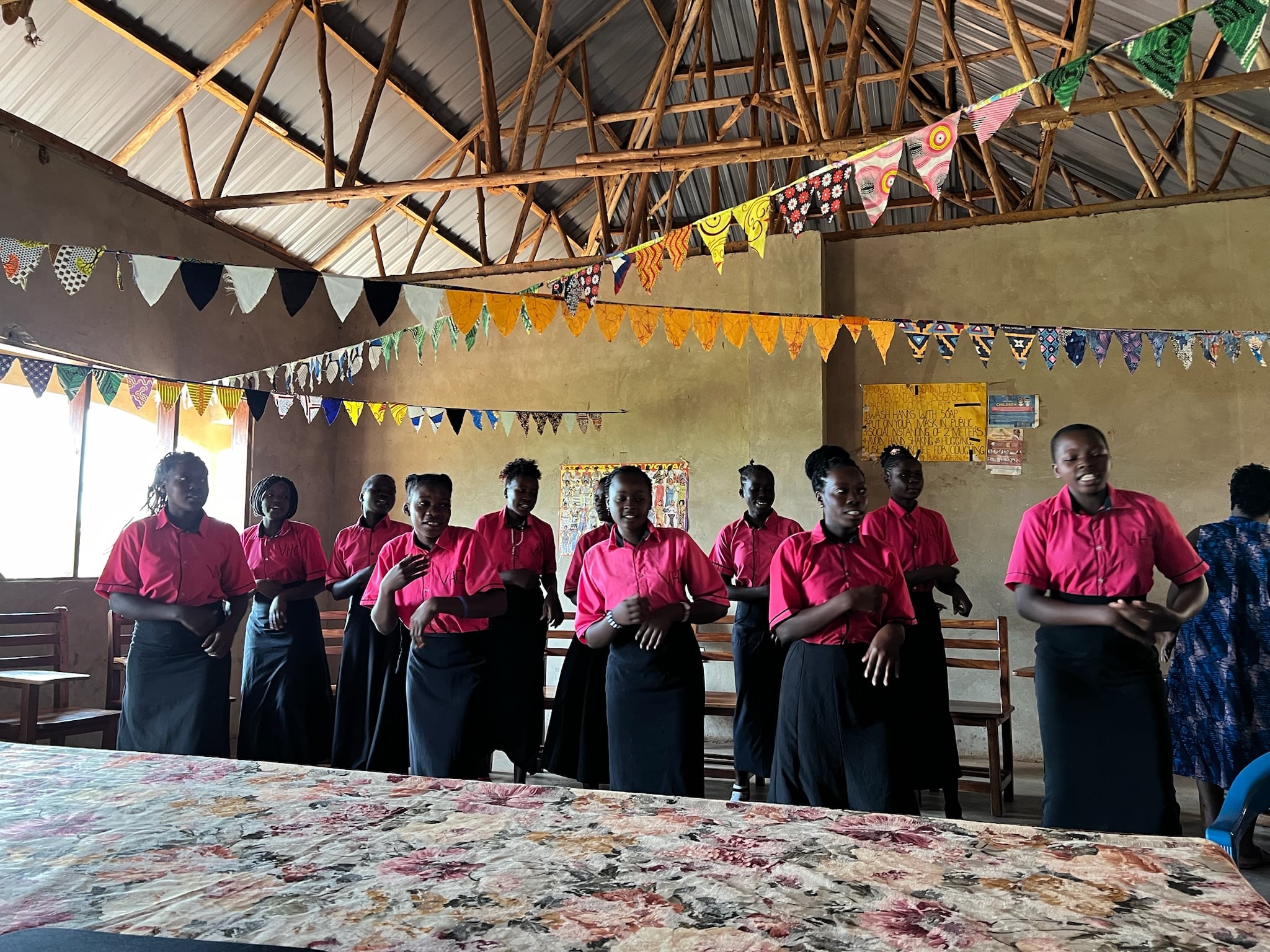 Girls' choir at Volunteer Heart, 2024.
