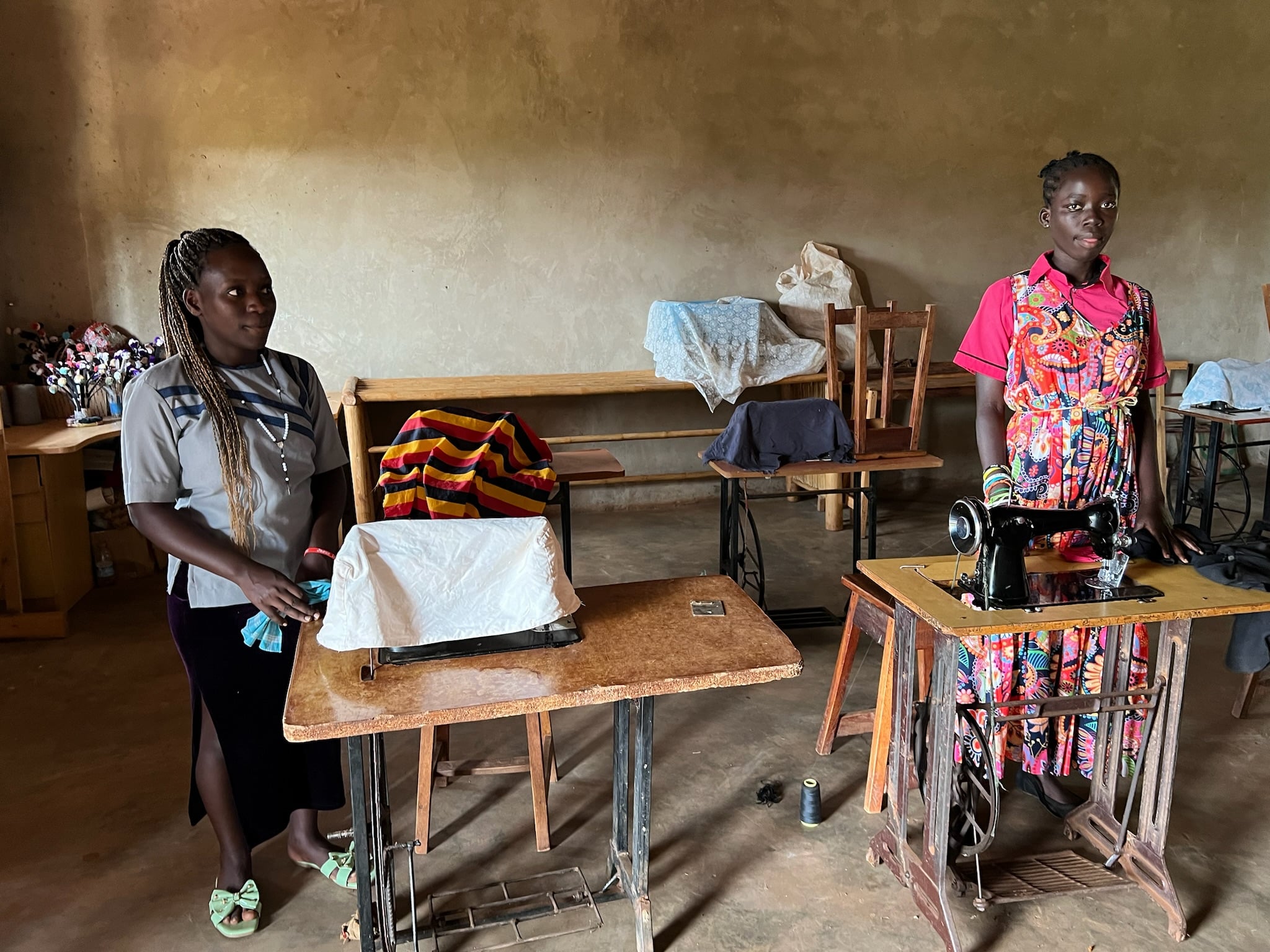 Sewing machines at Volunteer Heart, 2024.