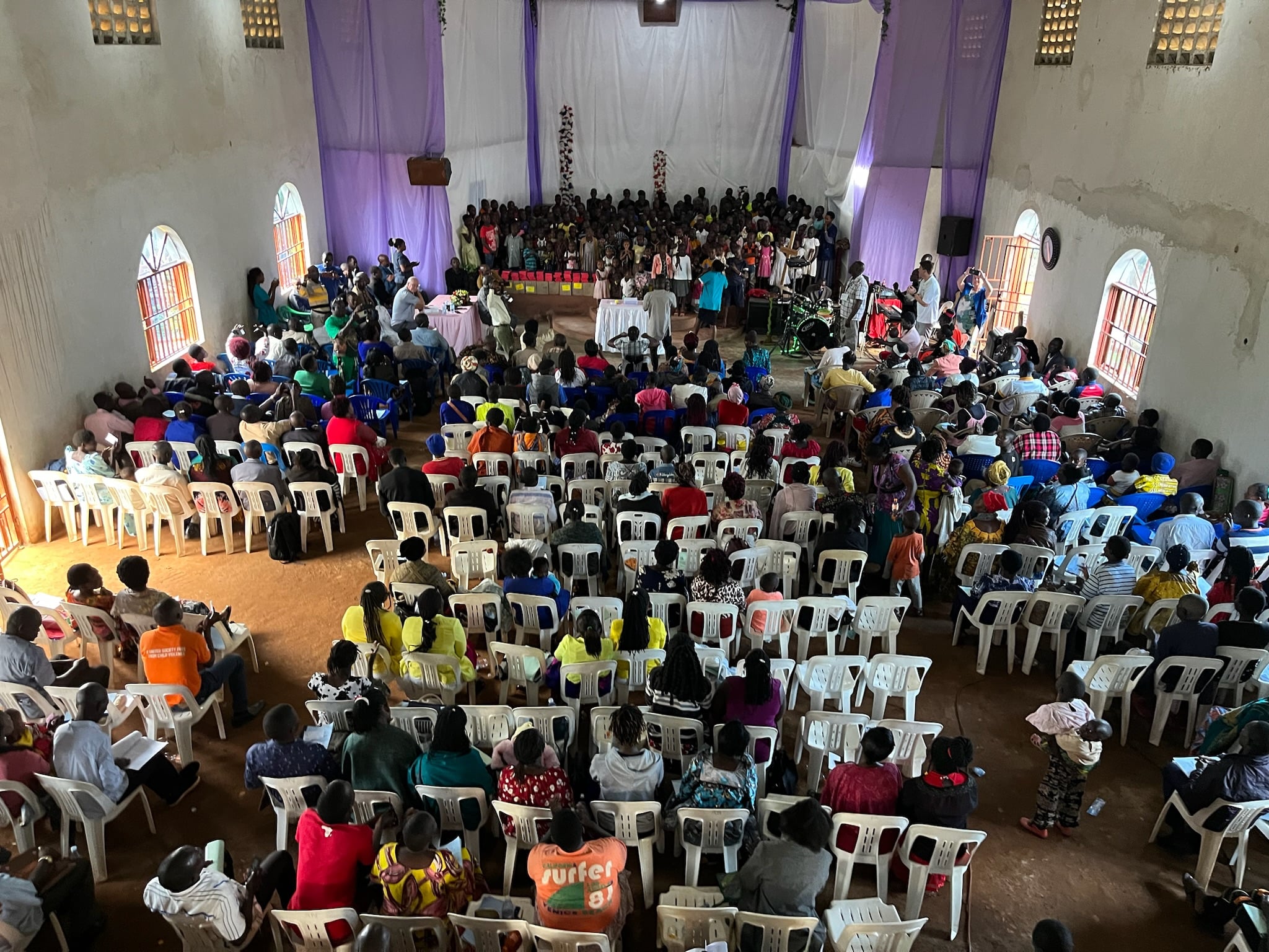 Children on the Zion stage, 2024.