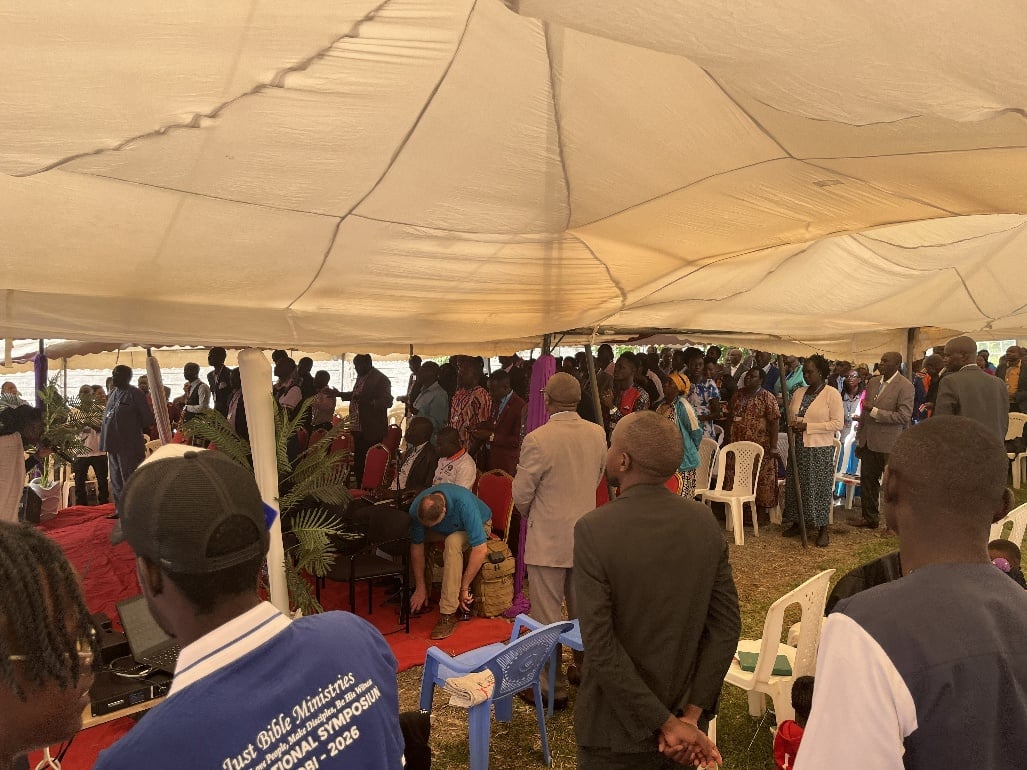 Under the tent in Kenya, 2026.