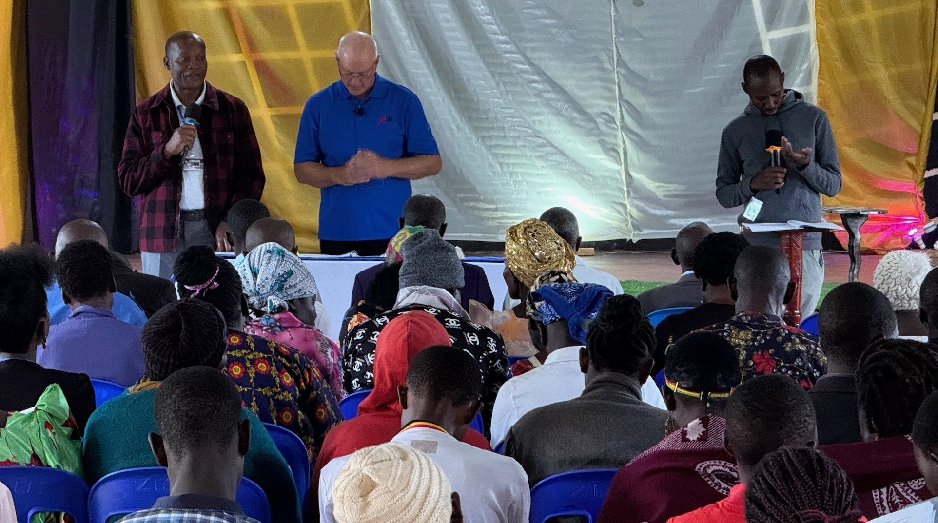 Pastor Maurice and Mark teaching at the April 2026 International Symposium in Kenya.
