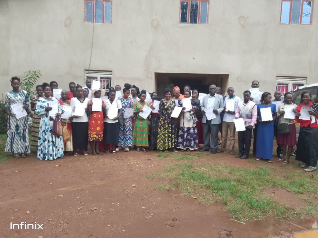 Certificates at a Zion community church, 2022.